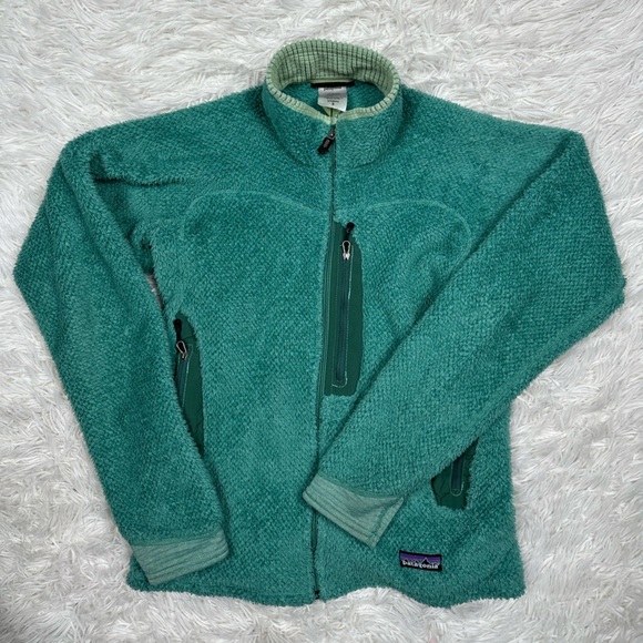Patagonia Women's R2 Jacket Fleece Size Small Agate Green / Teal - Picture 2 of 8